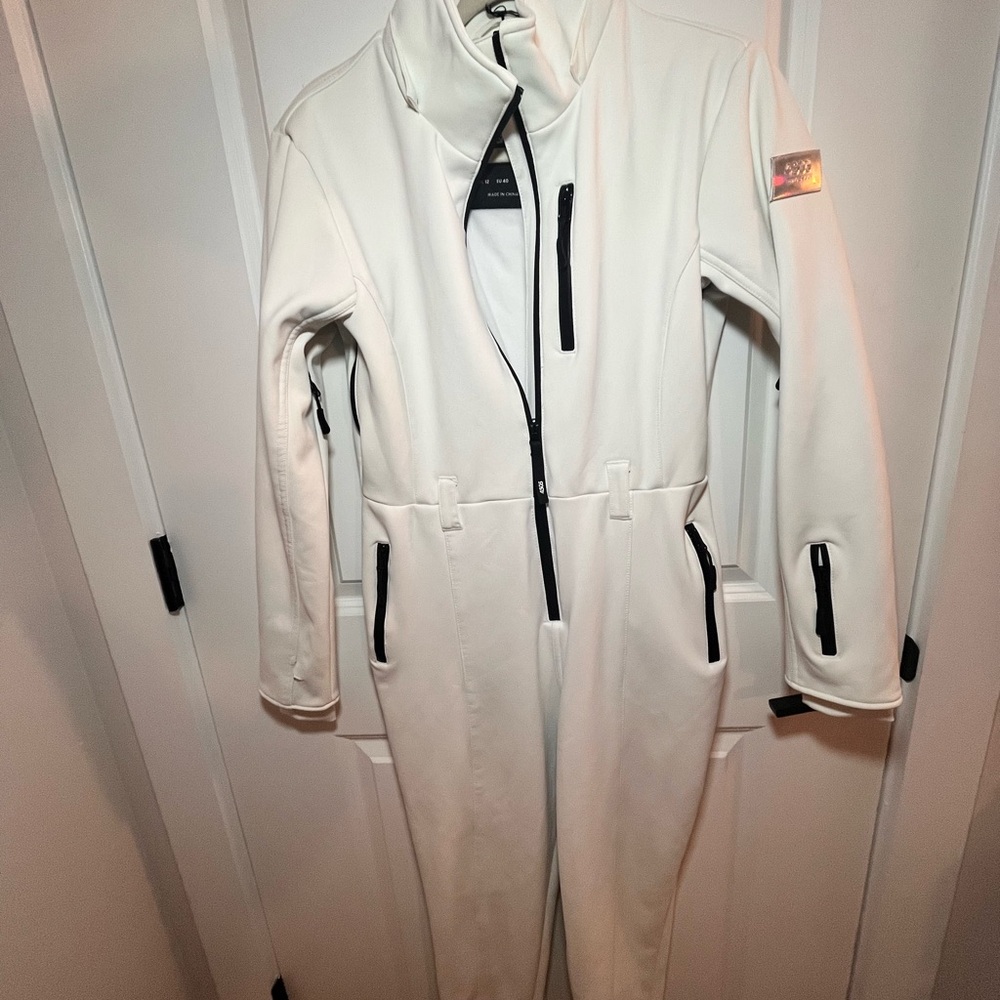 Women's White Ski Suit